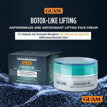 GUAM Seatherapy Antifaltencreme mit Hyaluronsäure | Botox-ähnlicher Lifting-Effekt für Gesicht, Hals & Dekolleté | 50 ml